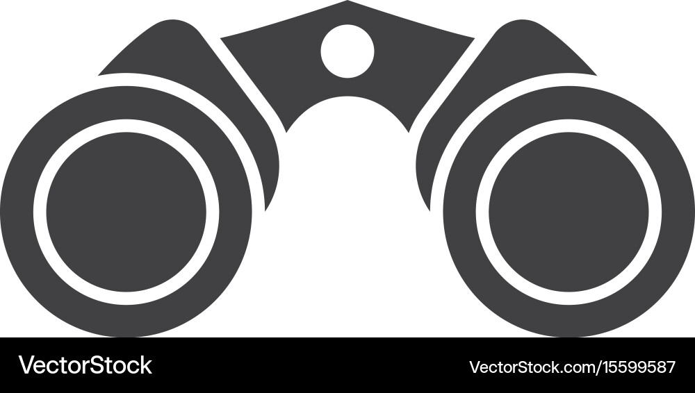 Binoculars Icon Royalty Free Vector Image Vectorstock