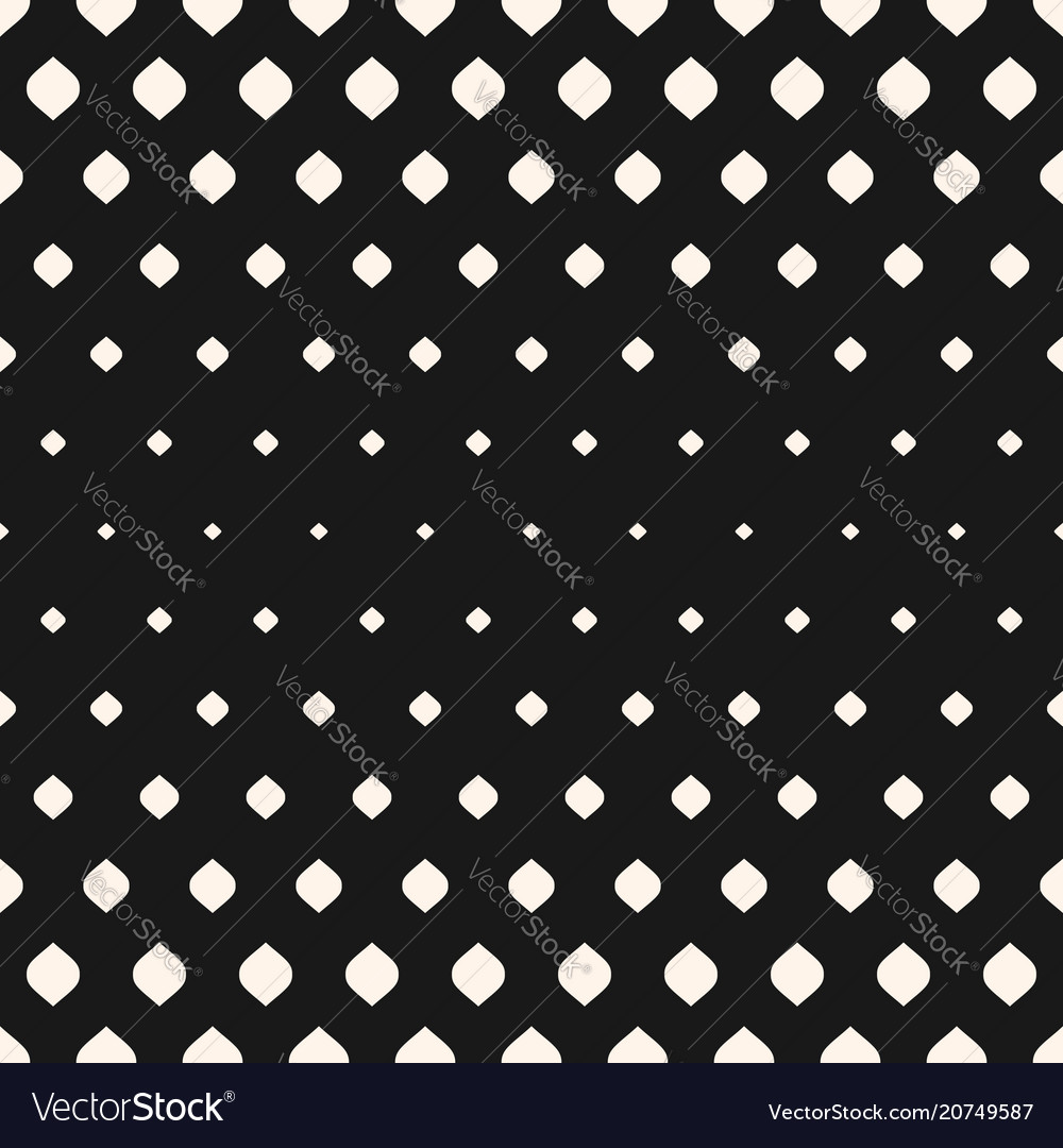 Halftone seamless pattern with rhombuses vector image Halftone seamless pattern with rhombuses
