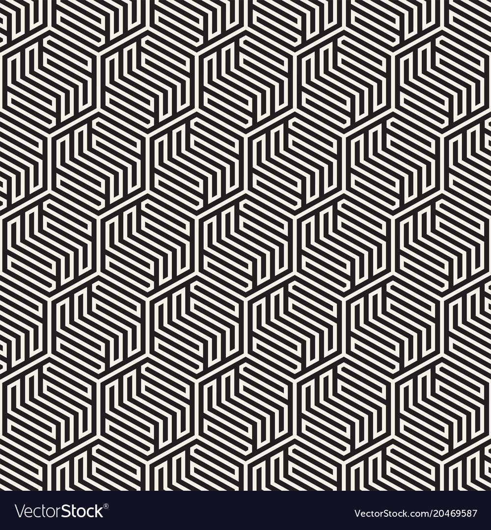 Modern Abstract Hexagon Pattern