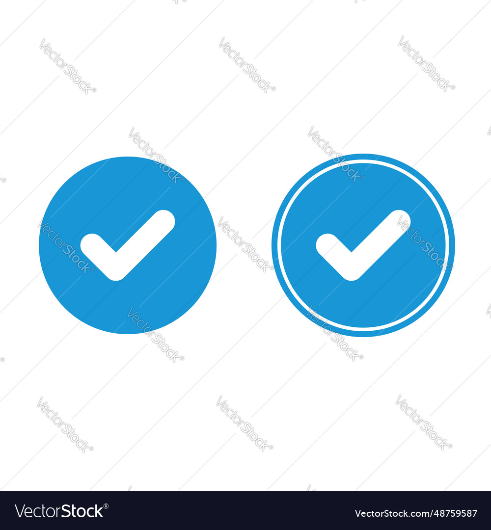 Set of badges and labels with check mark