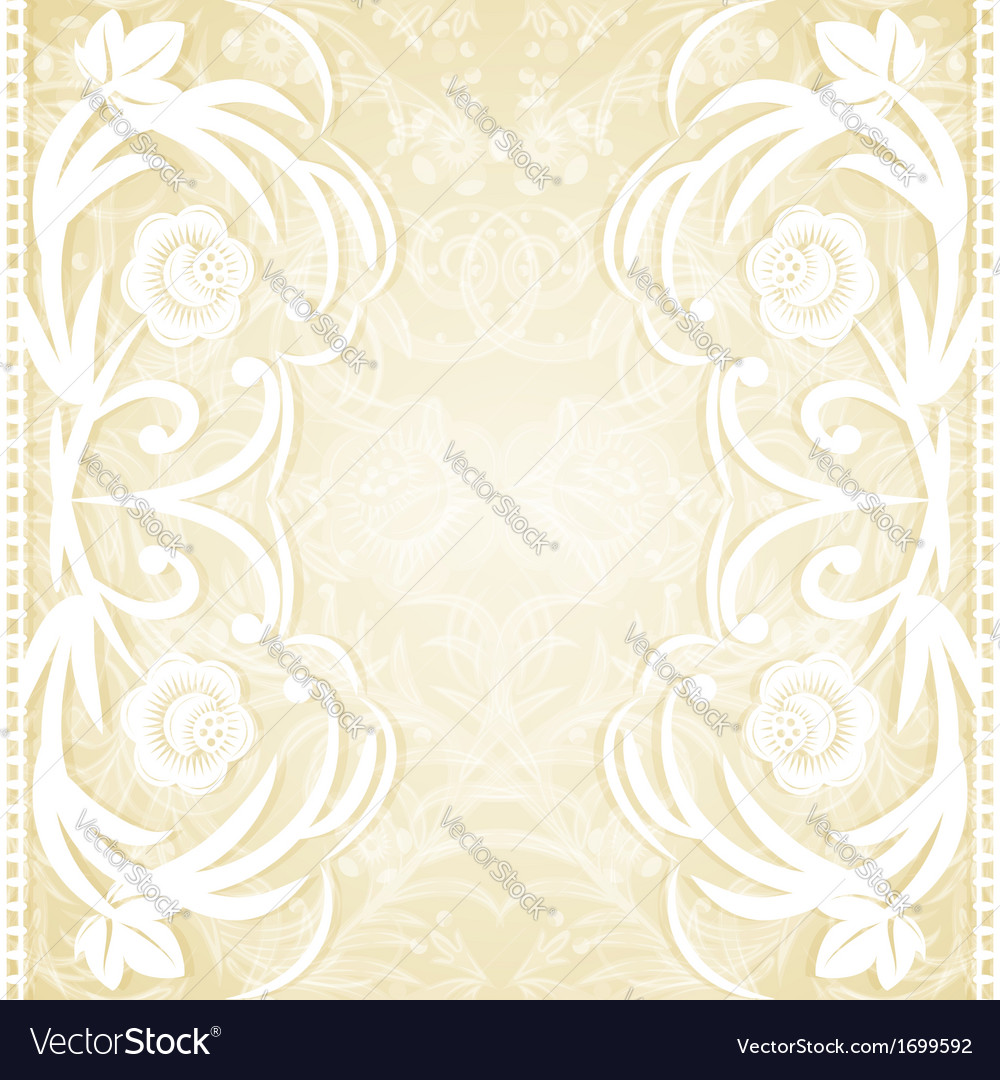 delicate lace wedding invitation royalty free vector image lace wedding invitation