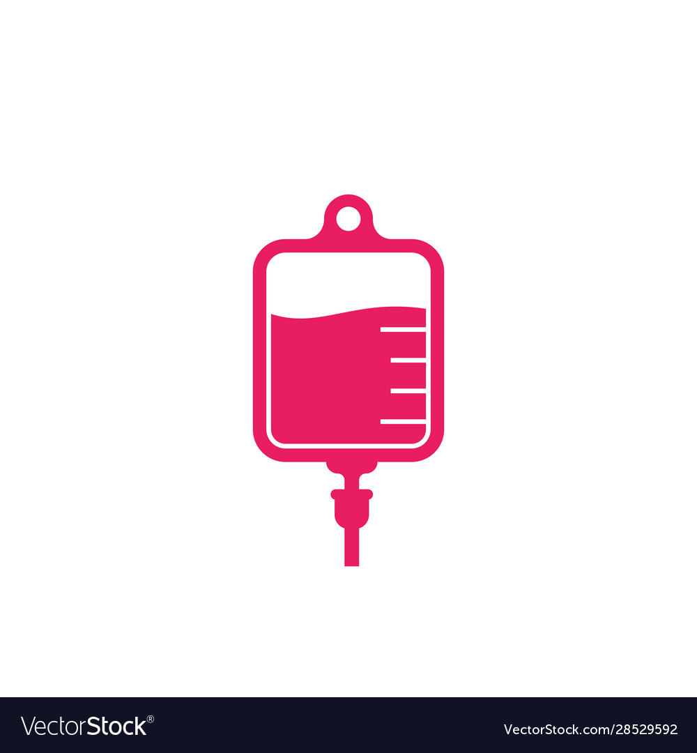 Intravenous Drip Bag Icon