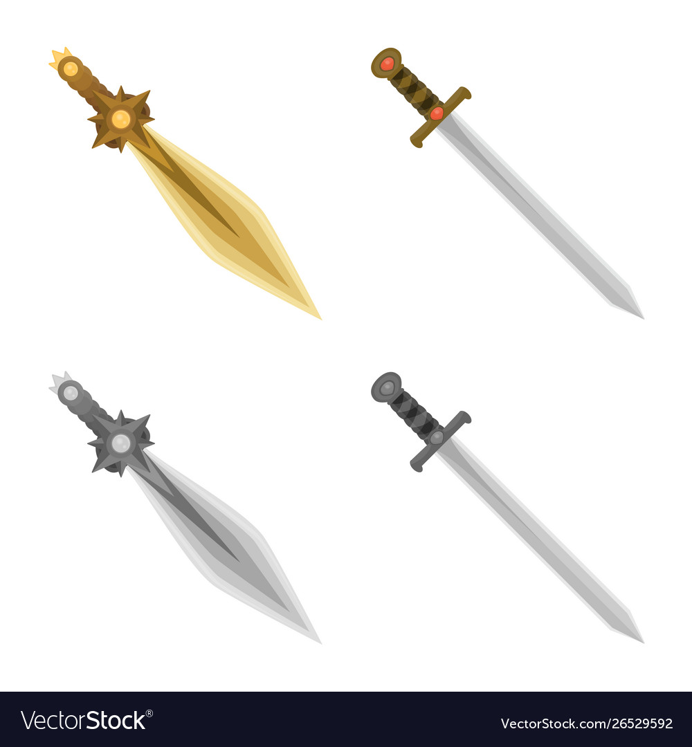 Isolated object game and armor icon set