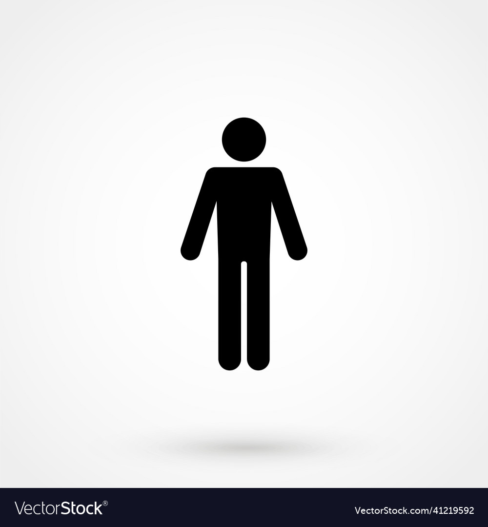 Man - icon vector image Man - icon