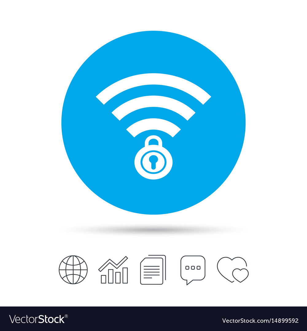 Wifi Lock Icon - Password Access