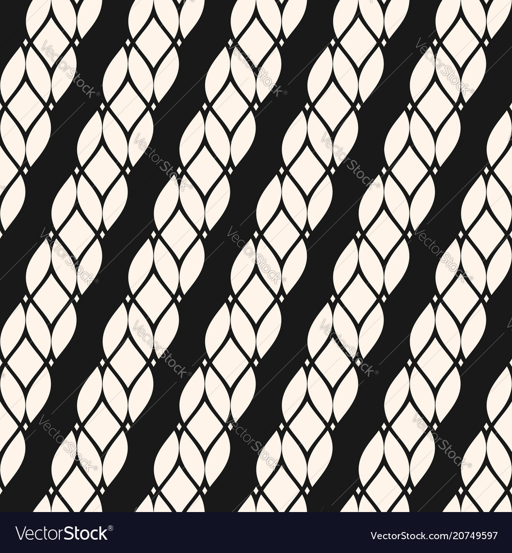 Seamless pattern with diagonal ropes vector image Seamless pattern with diagonal ropes