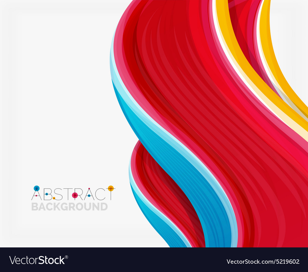 Abstract realistic solid wave background