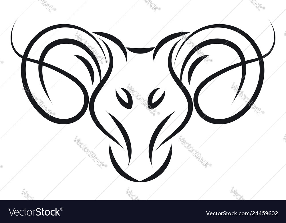 aries symbol tattoo