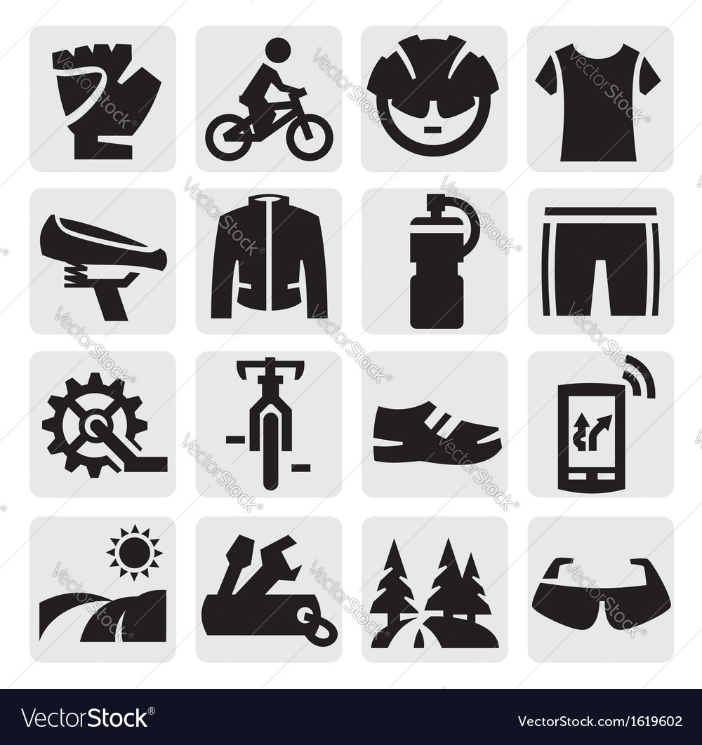 Biking icon Royalty Free Vector Image - VectorStock