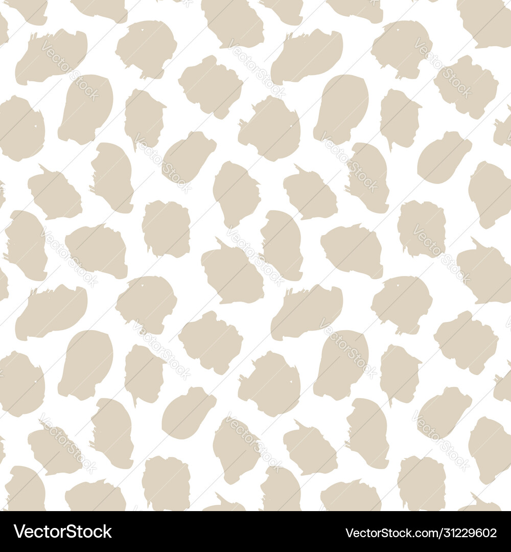 Brown animal leopard seamless pattern background Vector Image