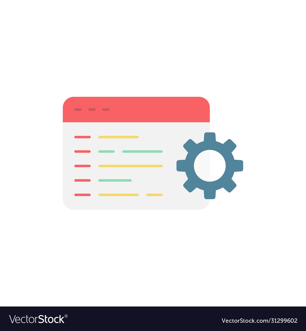 Individuelle Kodierung Symbol Programmierung Symbol isoliert vector image Individuelle Kodierung Symbol Programmierung Symbol isoliert