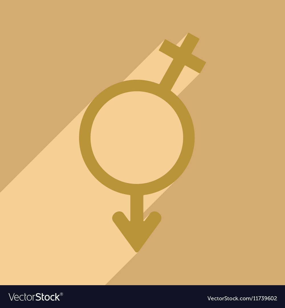 Flat with shadow icon and mobile application
