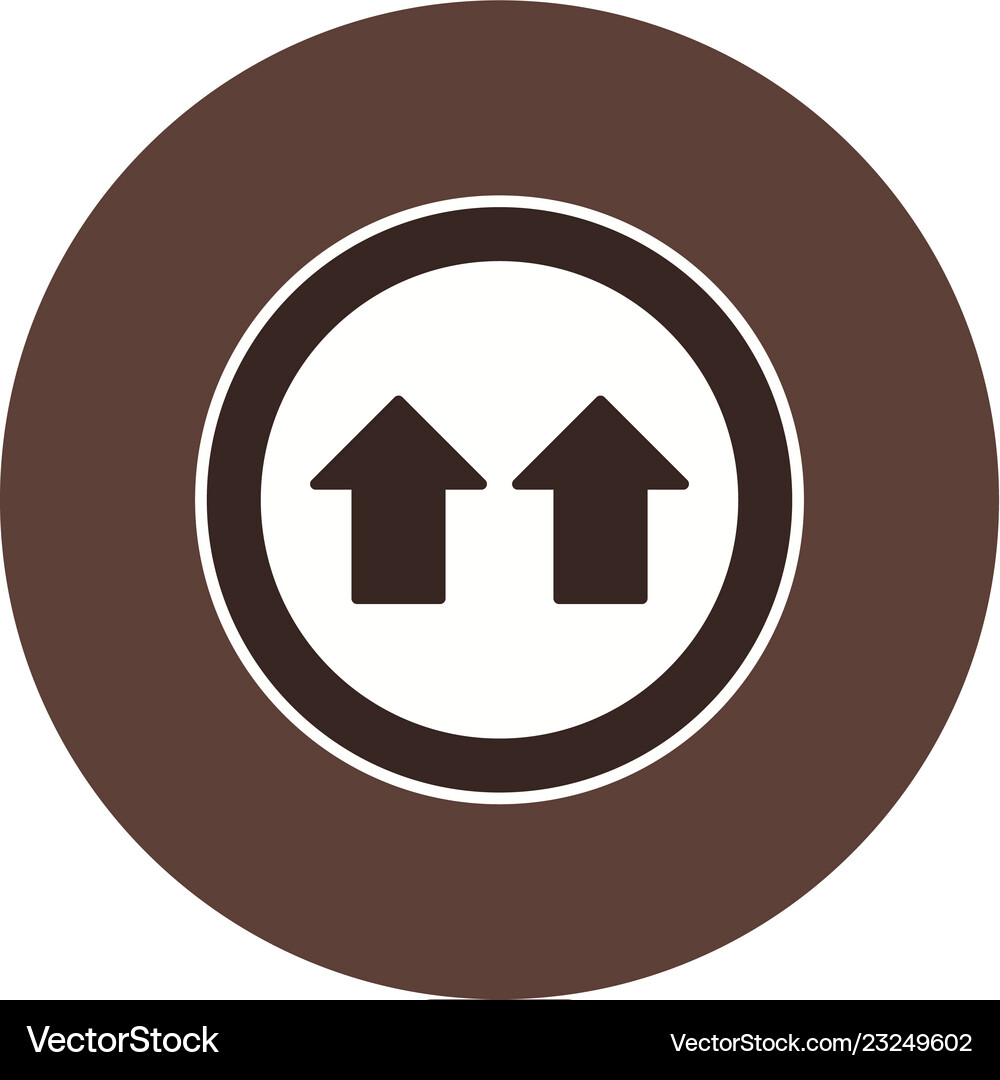 Give way icon Royalty Free Vector Image - VectorStock