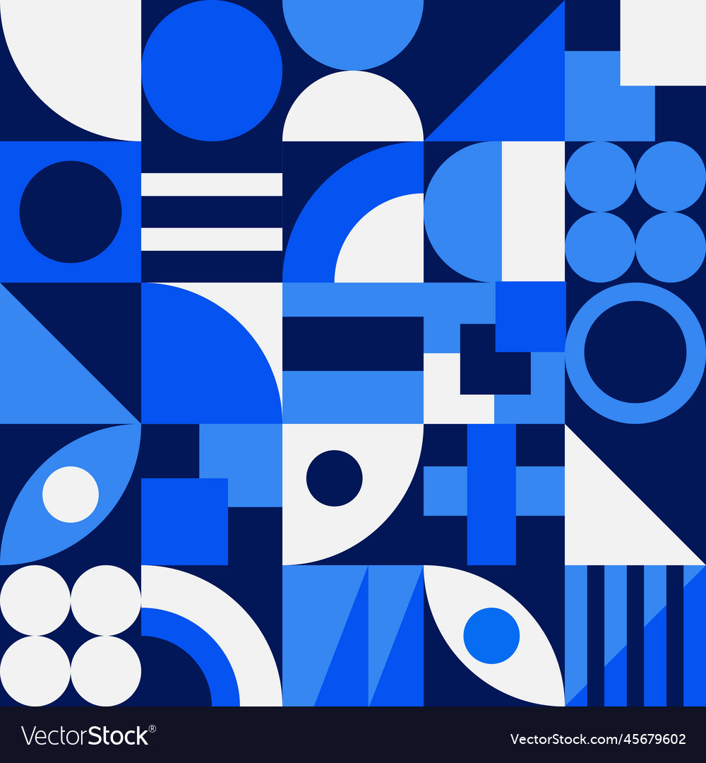 Minimalistic neo geo pattern featuring simple