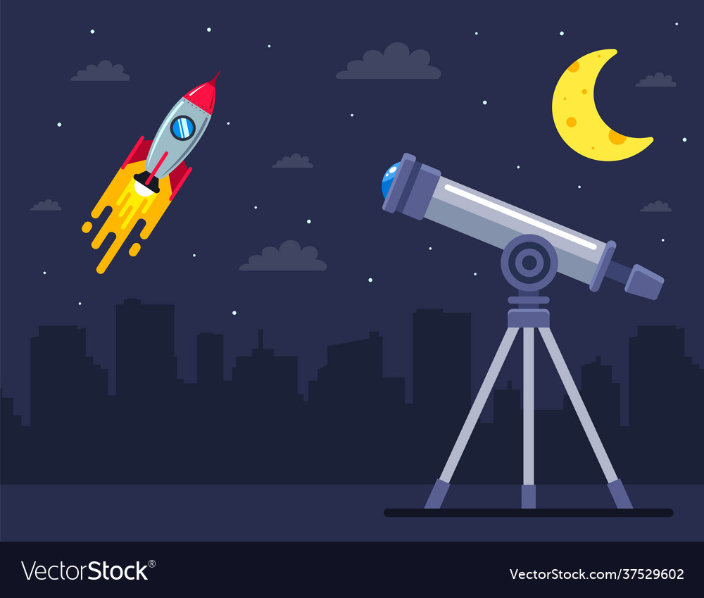 Observe launch spaceship with help