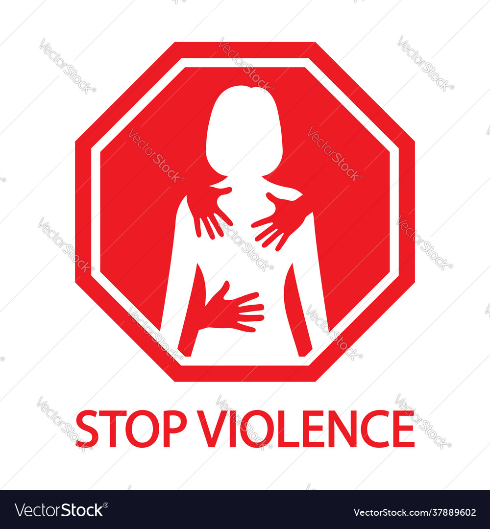 Stop Domestic Violence Symbol
