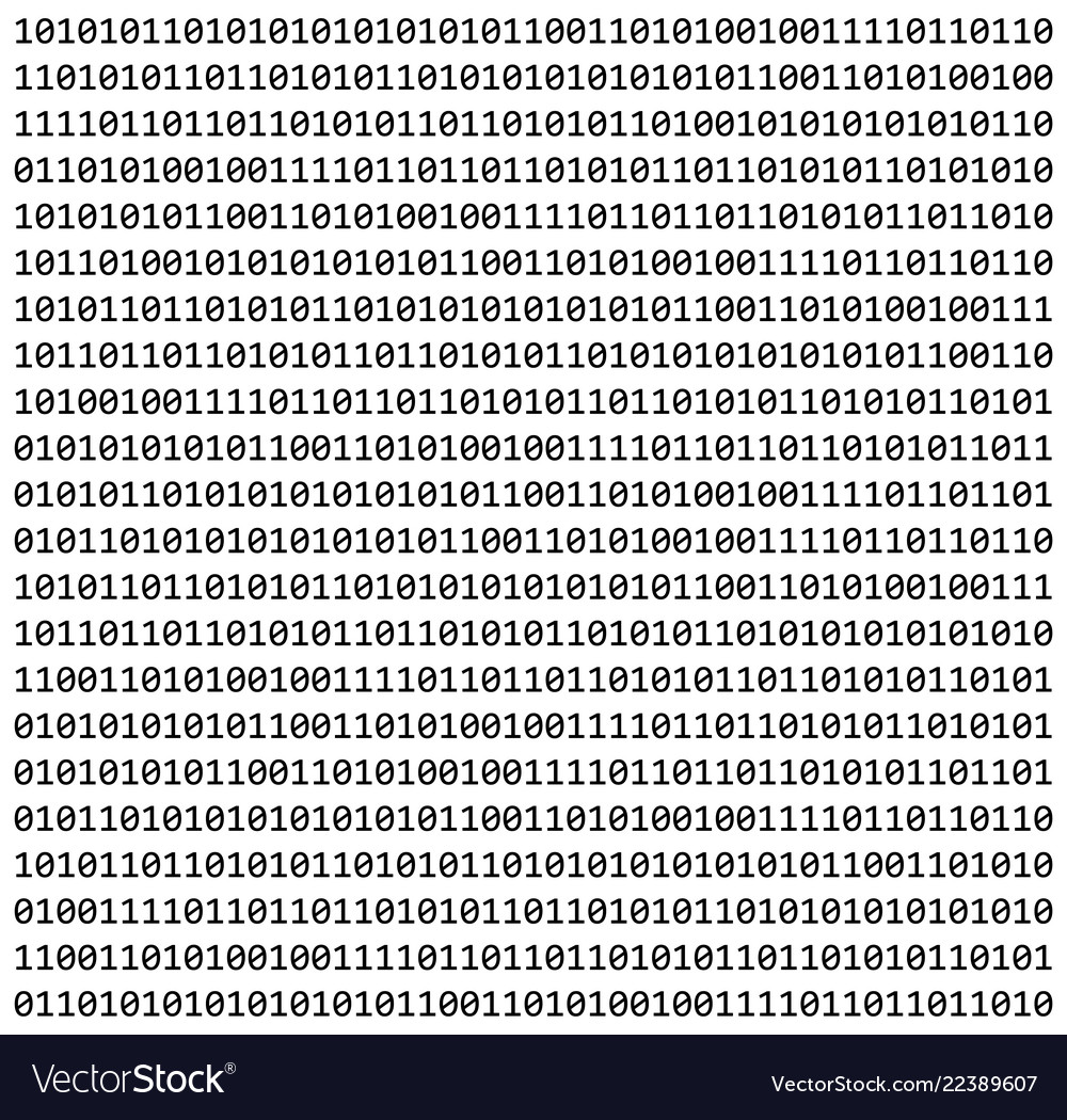 Binary Code Matrix White Background