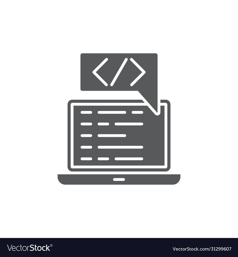 Coding Symbol Icon - Programmierung