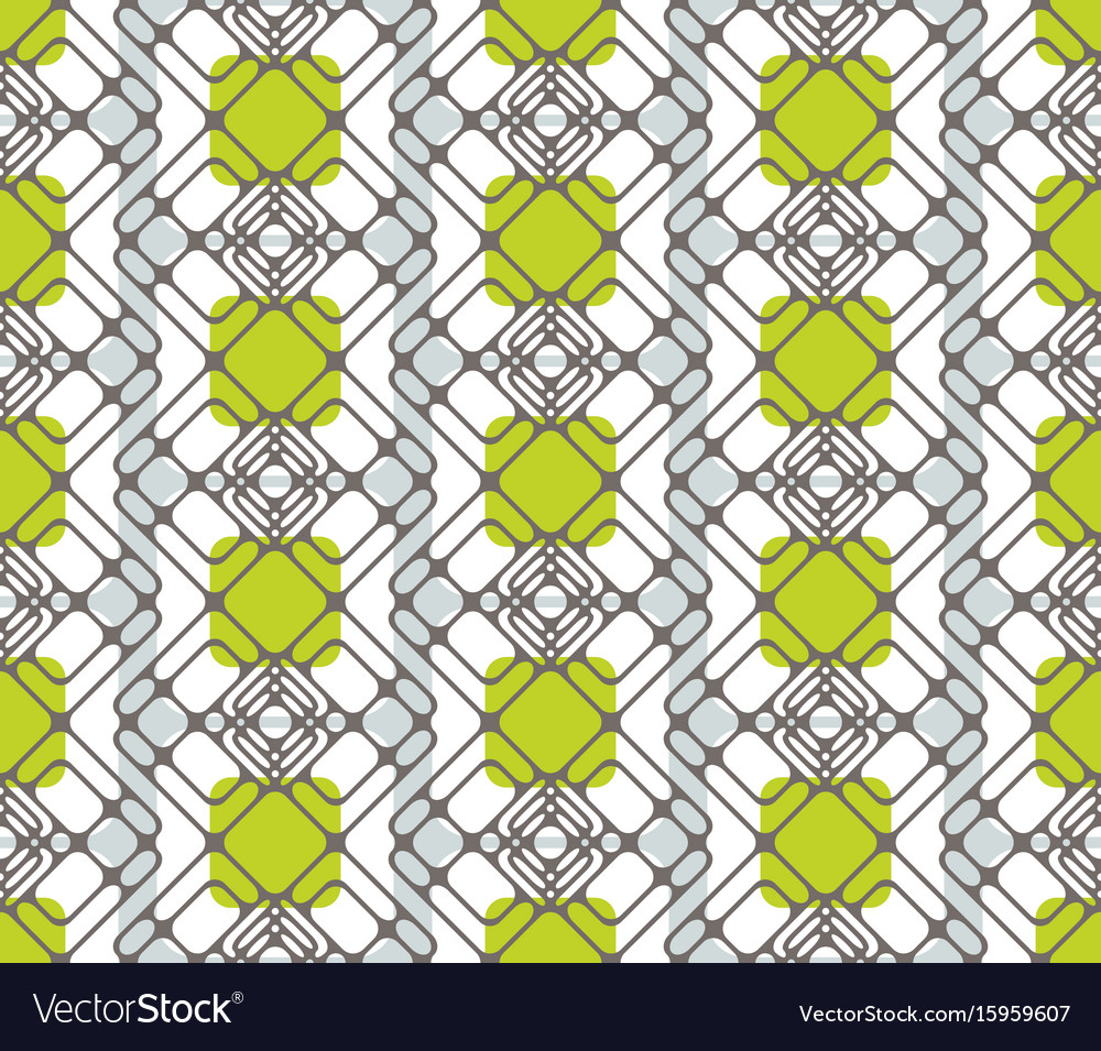 Geometric abstract seamless pattern linear motif