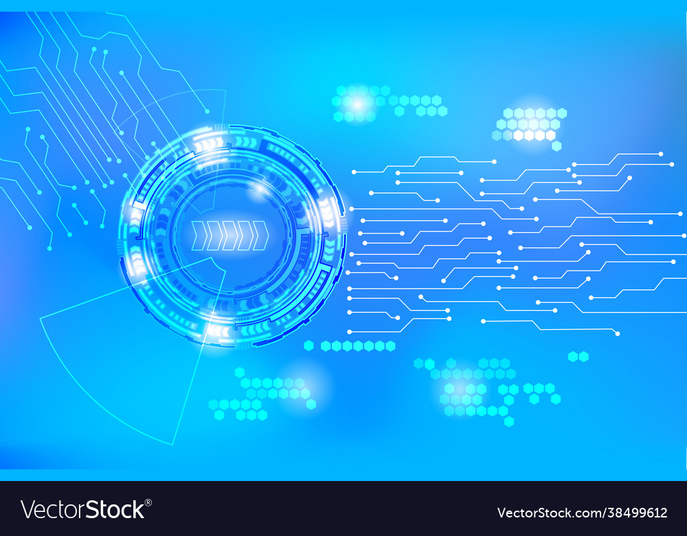 Abstract technology with circuit board
