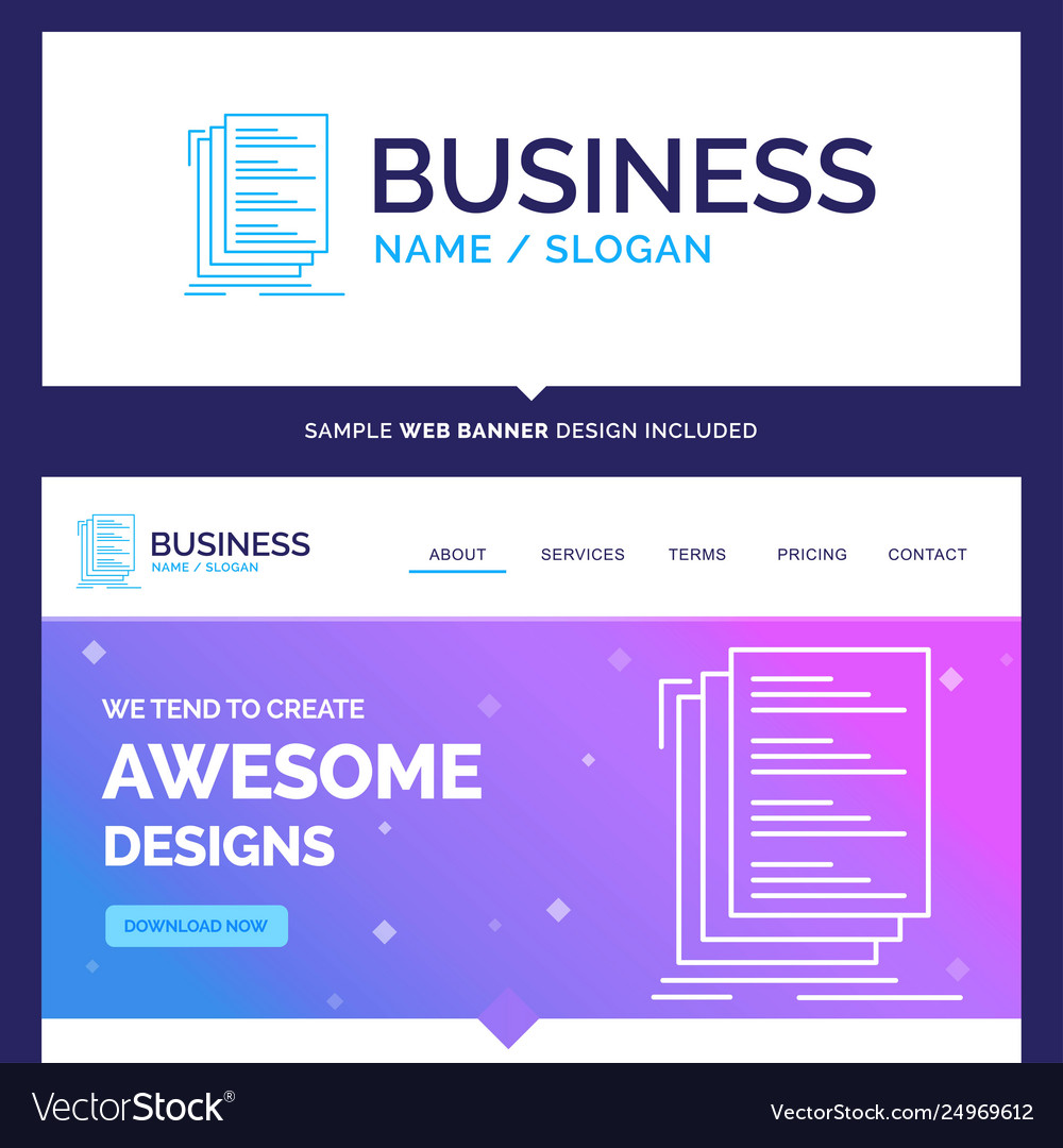 Beautiful business concept brand name code coding vector image Beautiful business concept brand name code coding