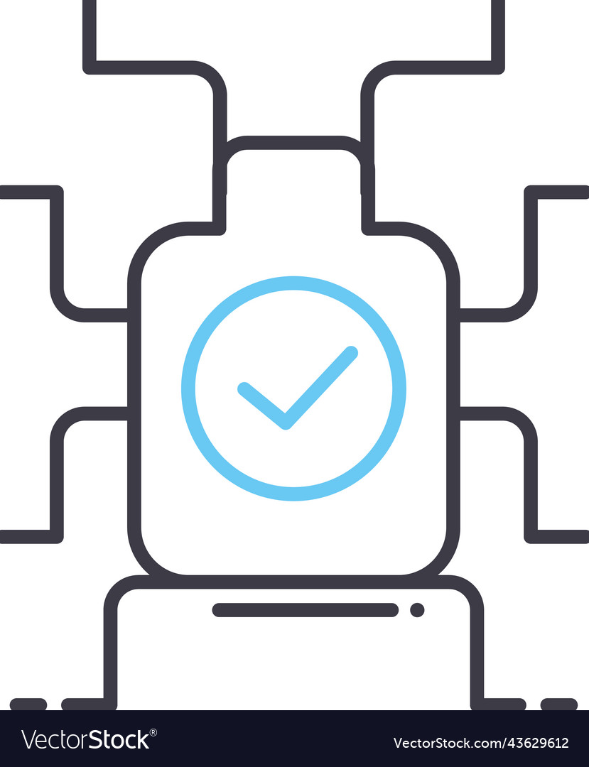 Bug fixing line icon outline symbol