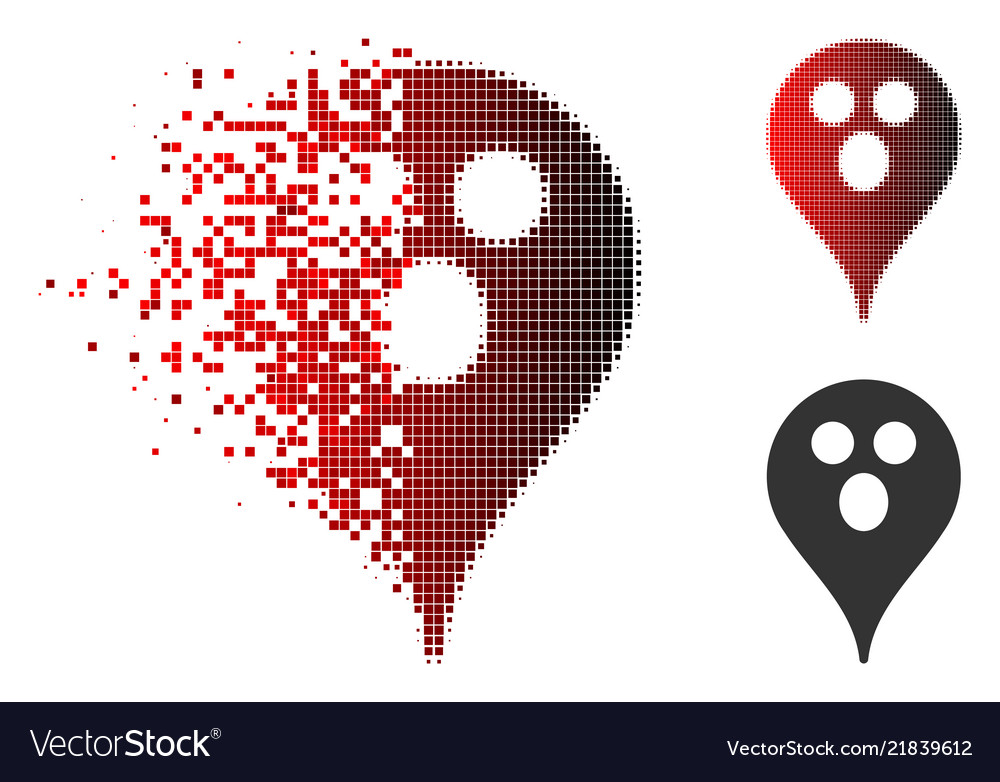 Dispersed Smiley Map Fragment