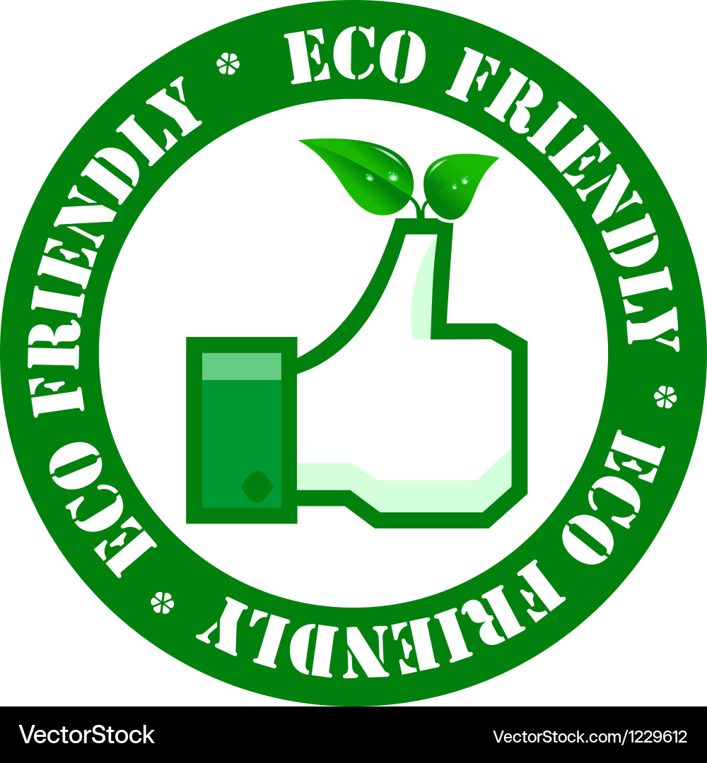 Eco label Royalty Free Vector Image - VectorStock