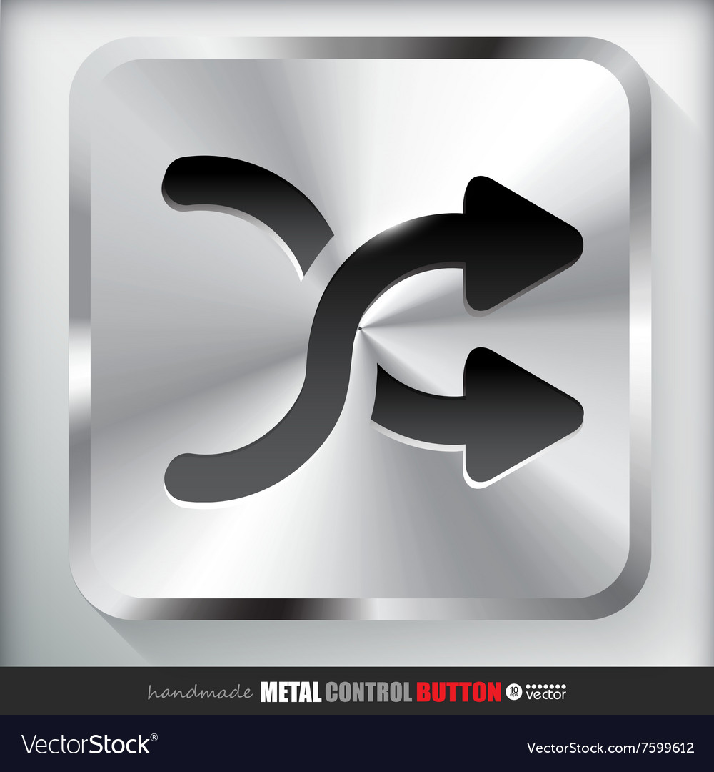 Metal shuffle button applicated for html and flash
