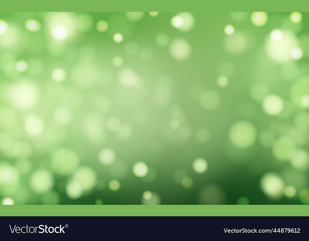 Nature green bokeh soft light abstract background vector image Nature green bokeh soft light abstract background