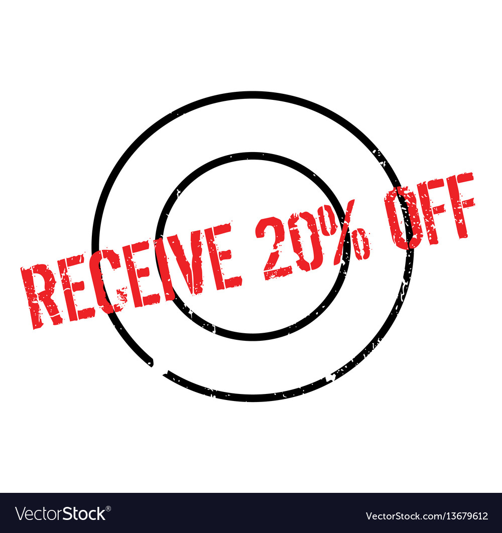 Receive 20 off rubber stamp