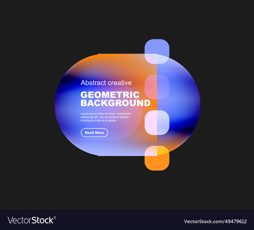 Round triangle and square composition