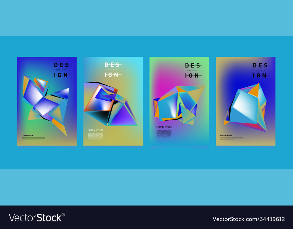 Simple colorful abstract geometric background vector image Simple colorful abstract geometric background