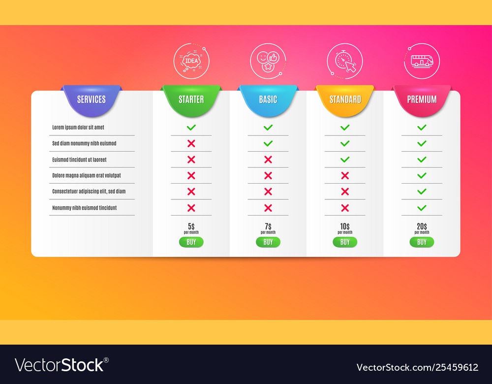 Timer like and idea icons set bus tour sign vector image Timer like and idea icons set bus tour sign
