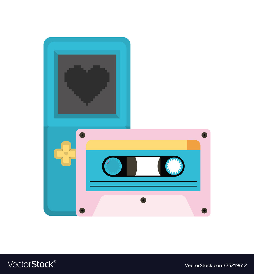 Video game console handle and cassette ninetys