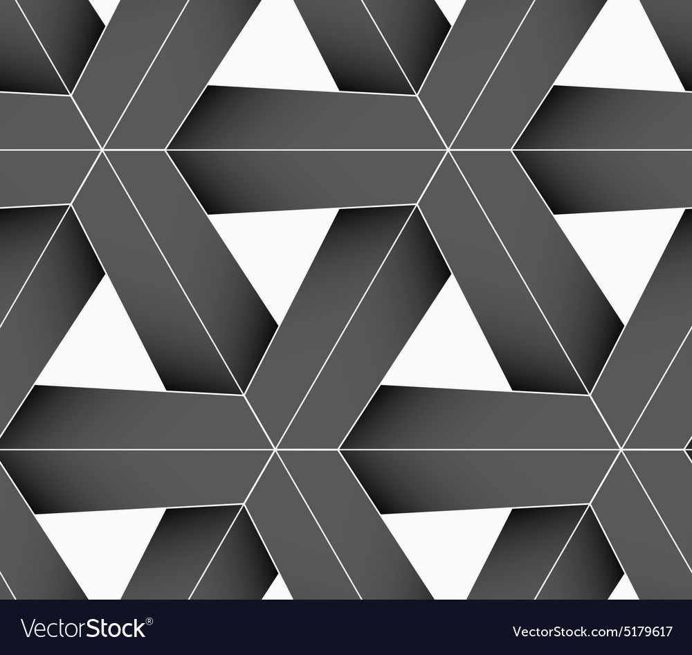 3d colored gray triangular grid