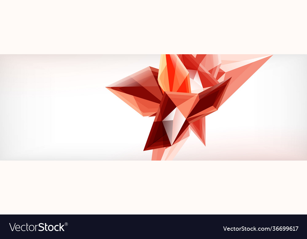 3d triangles and pyramids abstract Vector Image 3d triangles and pyramids abstract