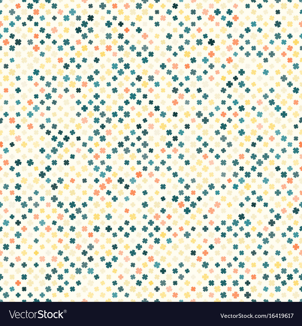 Abstract pattern clover colorful