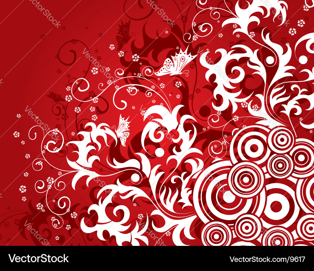 Background flower Royalty Free Vector Image - VectorStock