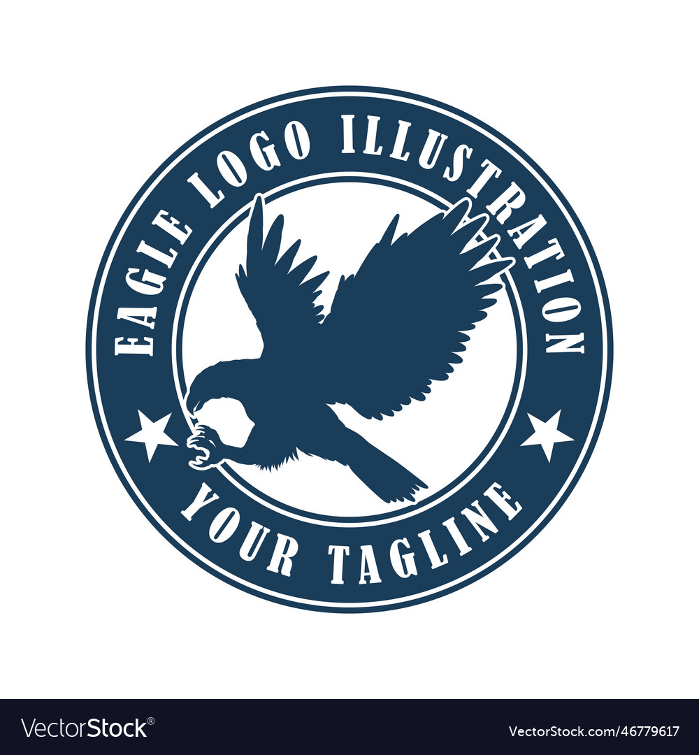 Eagle logo badge design