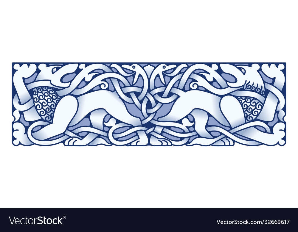 Ethnic vintage border