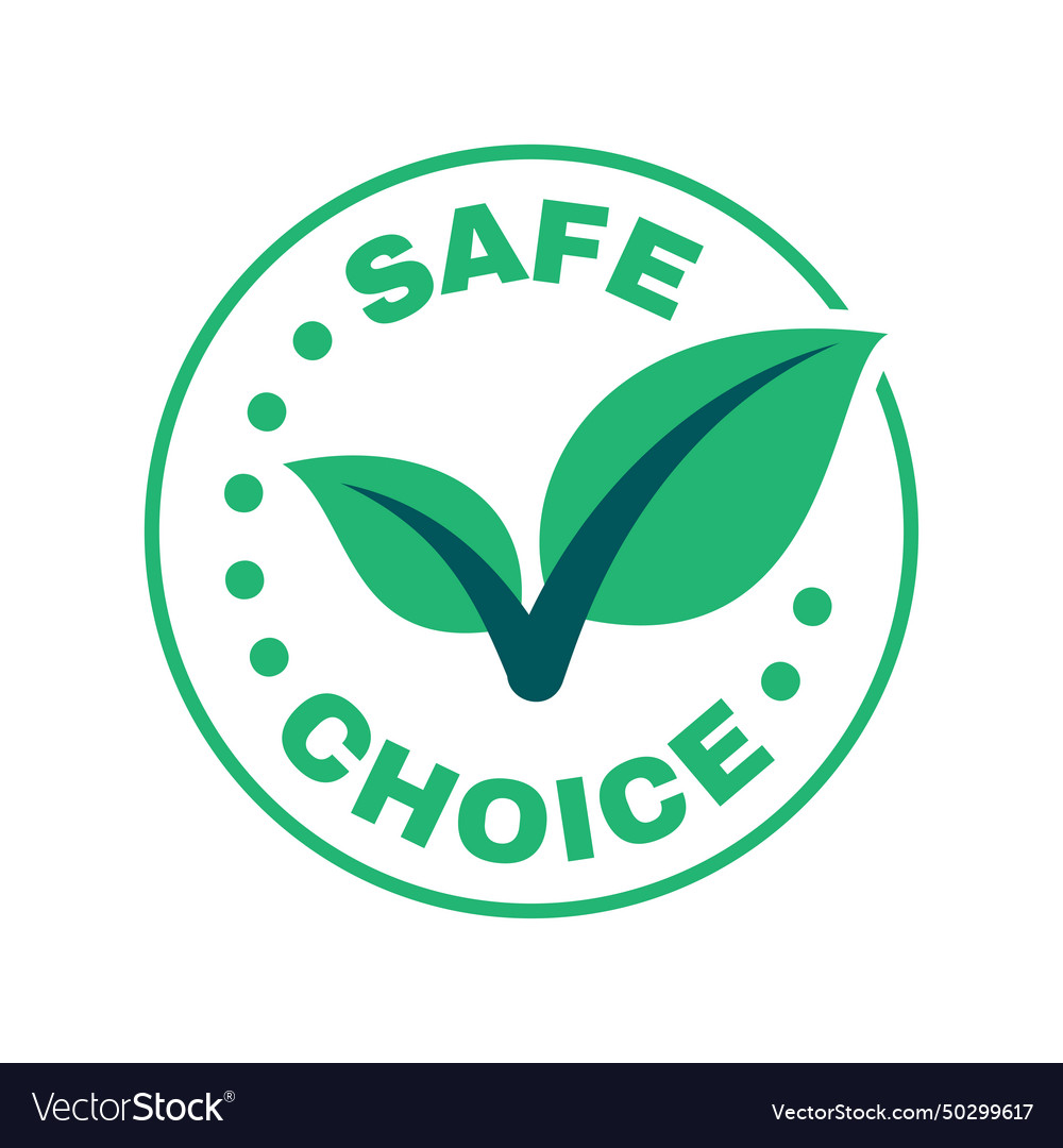 Safe choice icon isolated on white background