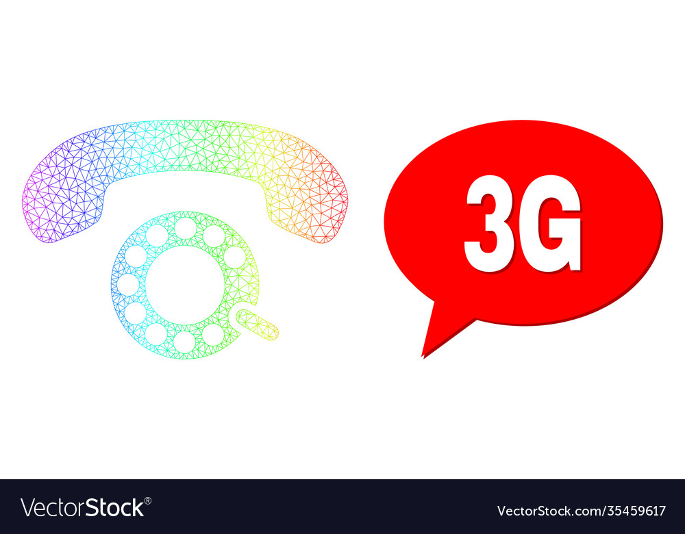 Spectrum net gradient pulse dialing icon and 3g