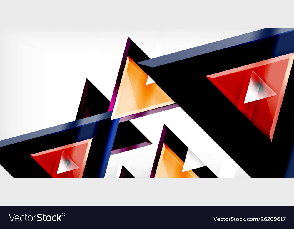 Triangle abstract background