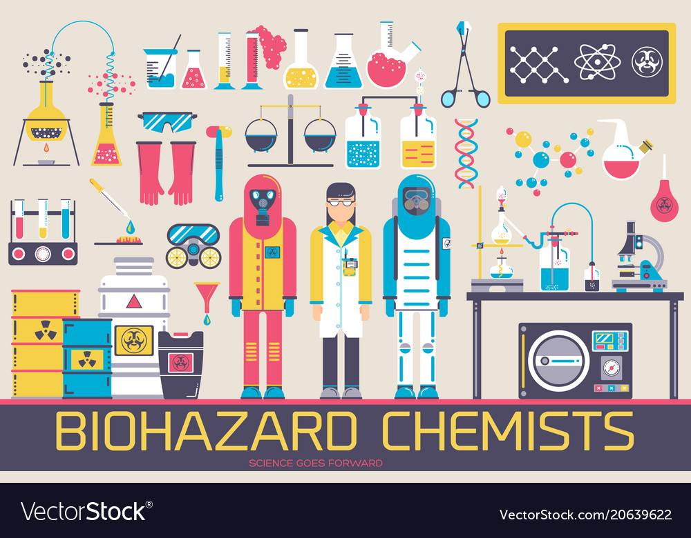 Chemists in a Science Lab