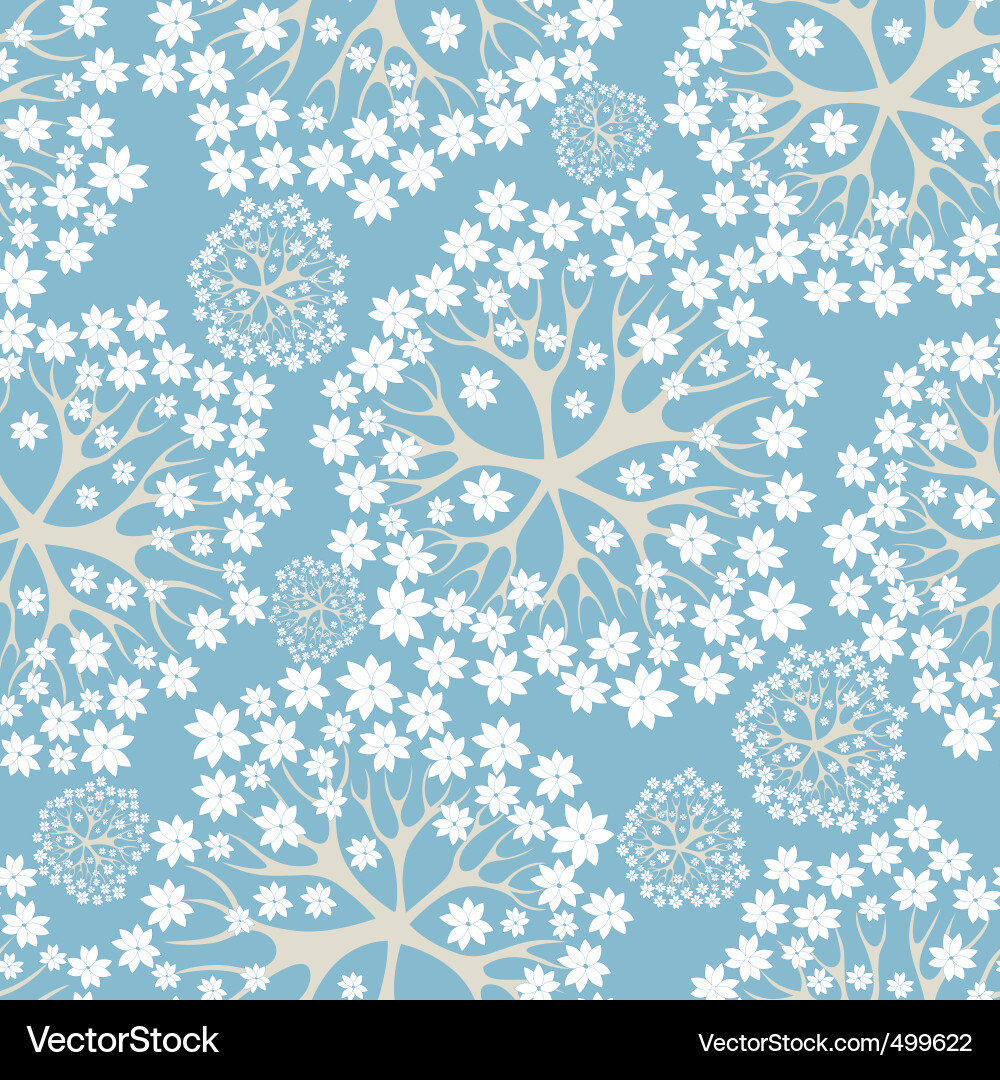 Flower seamless pattern Royalty Free Vector Image
