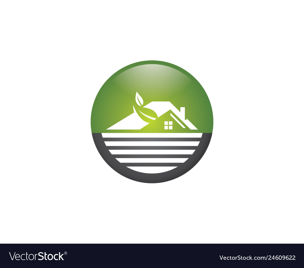 Green leaf symbol vector image Green leaf symbol