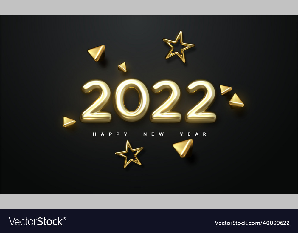 Happy new 2022 year Royalty Free Vector Image - VectorStock