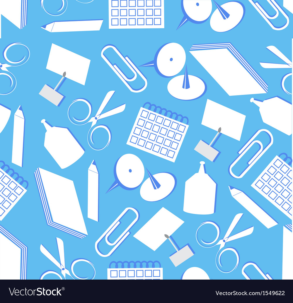 Stationery Seamless Pattern