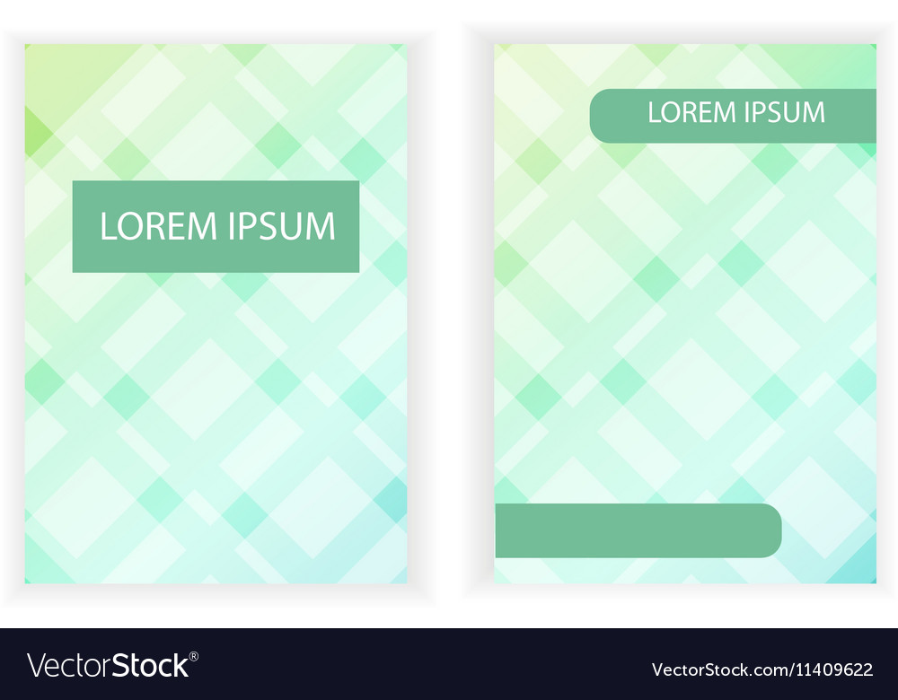 Template banner size a4 with polygonal element